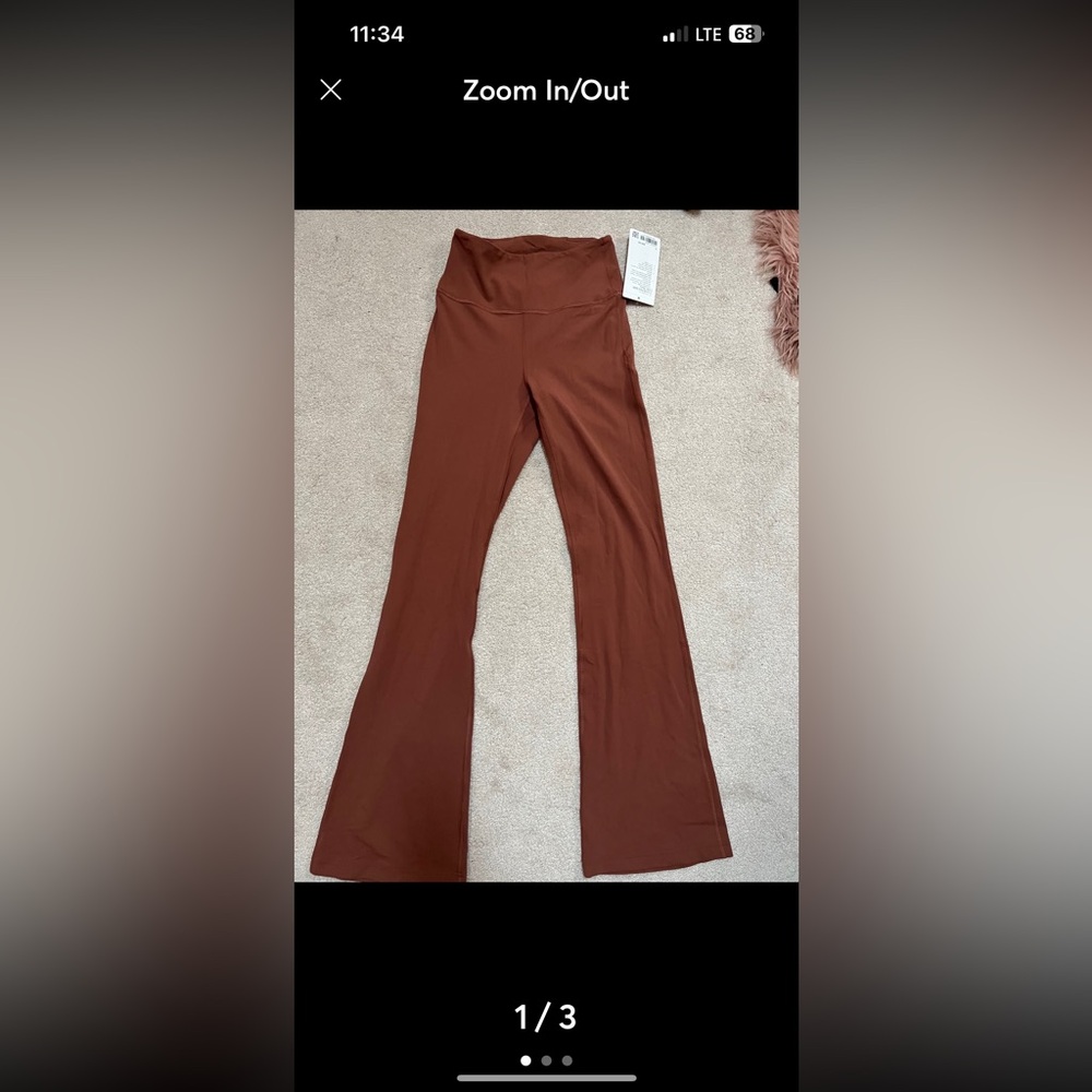 Lululemon groove pants ancient copper